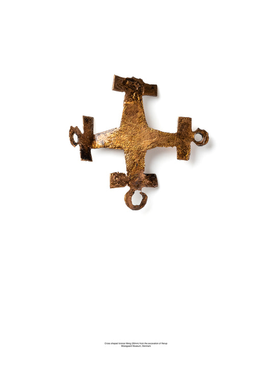 Cross-Shaped Bronze Fitting from Illerup